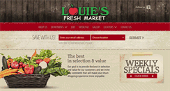 Desktop Screenshot of louiesfresh.com