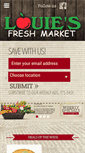 Mobile Screenshot of louiesfresh.com